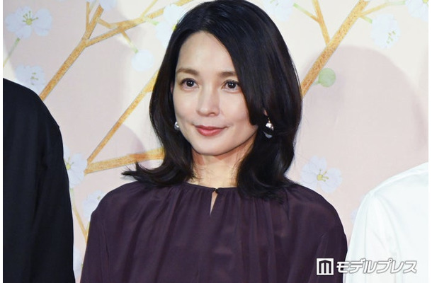 NHK連続テレビ小説「ブラッサム」第1週完成試写に登壇した国仲涼子（C）モデルプレス
