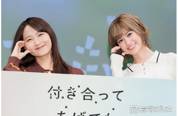 ラマ『付き合ってあげてもいいかな』トークイベントに出席した鞘師里保、小西桜子（C）モデルプレス
