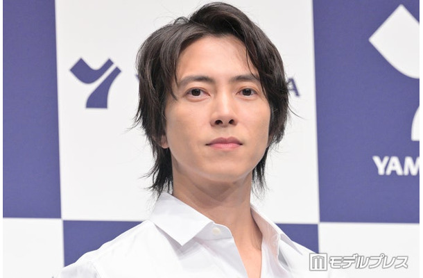 介護用品レンタル・リネンサプライ「ヤマシタ」新CM発表会に出席した山下智久(C)モデルプレス