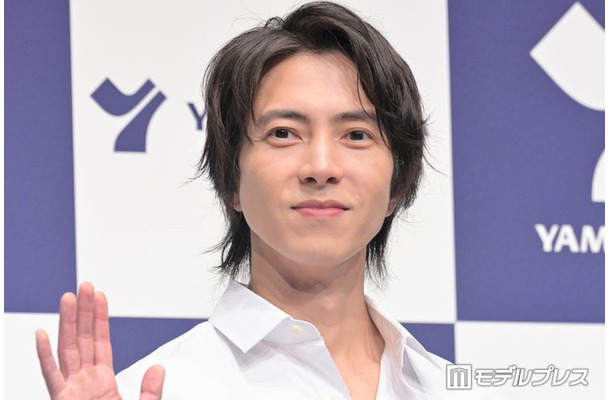 介護用品レンタル・リネンサプライ「ヤマシタ」新CM発表会に出席した山下智久(C)モデルプレス