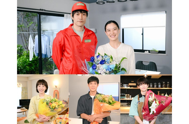 松山ケンイチ、蒼井優、夏帆、中島歩、高橋文哉（C）TBS