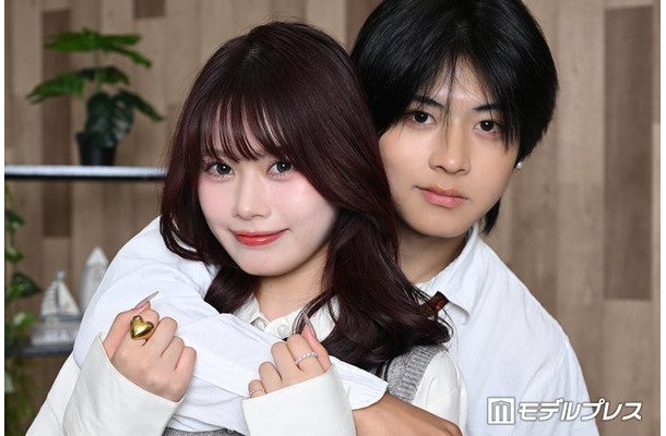モデルプレスのインタビューに応じた中村圭佑、瀬川陽菜乃(C)モデルプレス