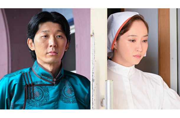 栄信、藤本美貴(C)TBS