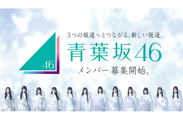 青葉坂46 オーディションキービジュアル(提供写真)