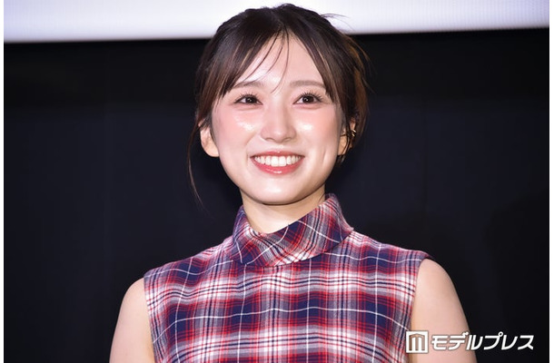 映画『縁の手紙』初日舞台挨拶に登場した矢吹奈子(C)モデルプレス