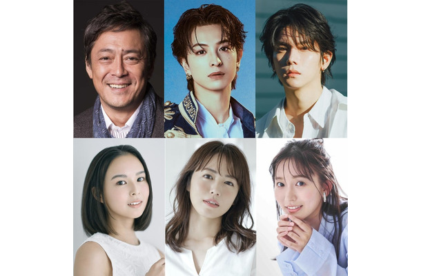 （上段左から）デビット伊東、木村慧人、YU（下段左から）白河れい、磯山さやか、志田音々（提供写真）