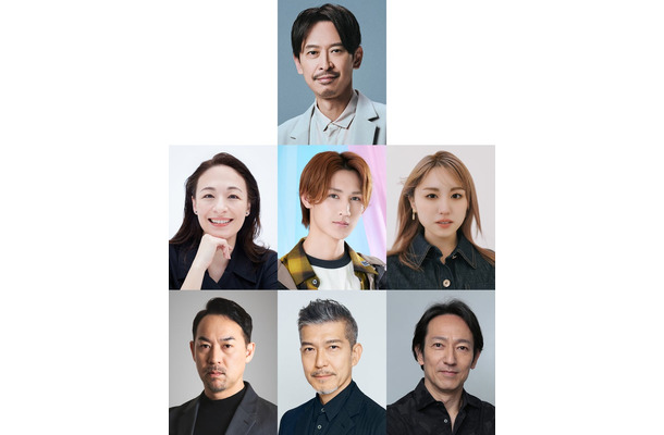 （1段目）坂本昌行 （2段目左から）シルビア・グラブ、大内リオン、加藤梨里香（3段目左から）福井晶一、大澄賢也、鈴木壮麻（提供写真）