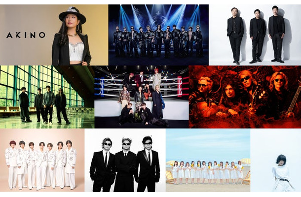 10月12日放送「CDTV」出演者アーティスト（提供写真）