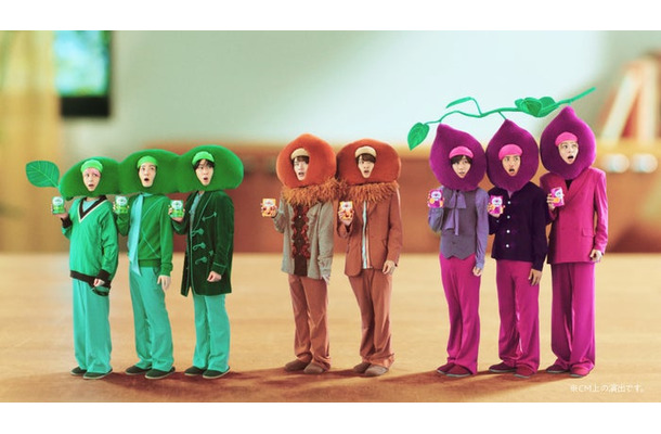 Snow Man／新TVCM「そら豆いもくりカルビーミーノ」篇より（提供写真）
