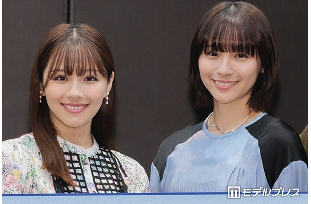 ドラマ「嘘をついた私たち」取材会に出席した渡邉美穂、浅川梨奈(C)モデルプレス