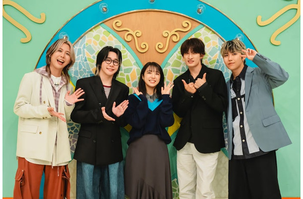 藤澤涼架、大森元貴、上白石萌音、向井康二、若井滉斗(C)TBS