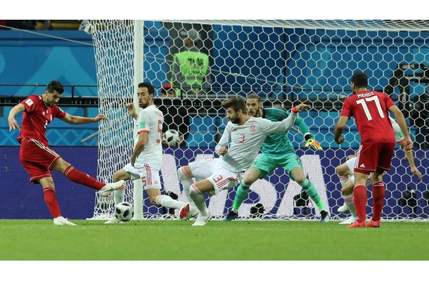 「決勝点男」に匹敵する輝きを見せたのは？イラン対スペインの採点表とマンオブザマッチ