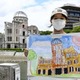 被爆者の講話聴き原爆ドーム描く