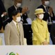 両陛下、沖縄で国民文化祭に出席