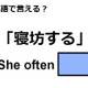 英語で「寝坊する」はなんて言う？