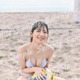 日向坂46河田陽菜、水着姿でビーチバレー満喫 2nd写真集特典ポストカード第2弾公開【テイクオフ】
