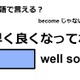 英語で「早く良くなってね」は何て言う？