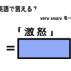 英語で「激怒」は何て言う？