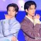 ICEx志賀李玖＆阿久根温世、対照的カラーの洗練スーツ姿 唇拭う仕草にキュン【TGC北九州2026】