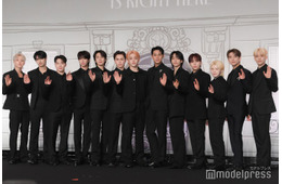 SEVENTEEN「MAMA」打ち上げ写真公開 授賞式欠席ジョンハン＆ジュンに注目集まる「ちゃんと13人」「絆感じる」