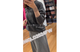 今日まで7990円！【ユニクロ・GU】カシミヤニットは20色展開！上質ニットで品よくあたたかかく【40代の毎日コーデ】