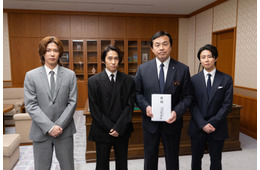 「TOBE」石川県に約1.4億円寄付 三宅健・北山宏光・神宮寺勇太が県庁訪問