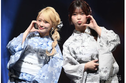 「日プ女子」出身・水上凜巳花＆ユリナ、三つ編み×浴衣がお似合い 投げキスにキュン【学生ランウェイ2025 SUMMER】