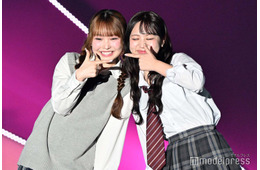 「今日好き」相塲星⾳＆代⽥萌花、腕組みランウェイに歓声 制服姿でスタイル輝く【TGC teen ICHINOSEKI 2025】