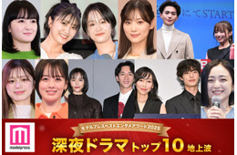 モデルプレス読者が選ぶ「ベスト深夜ドラマ」トップ10を発表【ベストエンタメアワード2025上半期】