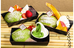 大阪に抹茶グルメ専門店「茶屋 しずく」ふわもち食感の名物“ふかしパウン”やソフトクリーム提供