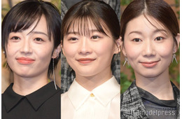 「虎に翼」伊藤沙莉・土居志央梨・森田望智が寄り添う 再会3ショットに反響「全力笑顔可愛い」「胸熱」