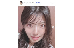 「水ダウ」山田かな、胸元開きトップスでの自撮りに反響「火照ってて可愛い」「セクシー」