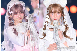 ＝LOVE大谷映美里＆齋藤樹愛羅、ハイトーンヘアで雰囲気ガラリ【関コレ2025A/W】