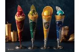 ハリポタ“4寮クレープ”がニュウマン横浜に限定登場 クリスマス企画と連動