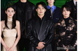 水上恒司＆木戸大聖、八木莉可子をエスコート「WIND BREAKER」豪華キャストが“グリーンカーペット”集結