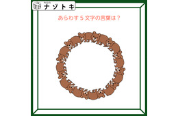 クイズです！「あらわす５文字の言葉は？」この動物がどうなってる？【難易度LV２.・甘口】
