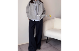 ユニクロとGUでつくる旬のカジュアルスタイル。大人っぽく仕上げる色選びとは【40代の毎日コーデ】