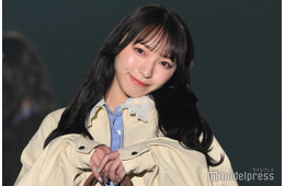 SWEET STEADY塩川莉世、ミニ丈シャツワンピ×カーディガンで春先取り キュートな表情で魅了【TGCしずおか2026】