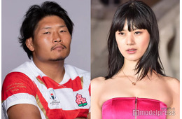 ラグビー稲垣啓太選手の妻・貴子、セレモニーでの夫婦ショット公開「本当にお似合い」「素敵なオーラ溢れてる」と反響