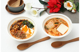 セブン、冬の身体を温める「スープごはん」キムチチゲと豆乳担々の新作2種登場