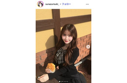 仮面高校生の妹で話題・すなずりかりん、美肩全開オフショルトップス姿に絶賛の声「ビジュ完璧」「天使降臨」