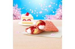 マクドナルド、新作スイーツ「いちごショートケーキパイ」登場 甘酸っぱいちごフィリング×サクふわ・とろ～り食感