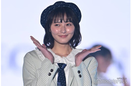 乃木坂46遠藤さくら、投げキッス＆眩しい笑顔で会場魅了 ベレー帽×ネクタイがお似合い【TGC2026 S/S】