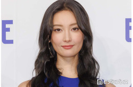 菜々緒、大胆スリットから美脚スラリ「絵画のように美しい」「圧巻」と絶賛の声