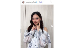 櫻坂46遠藤光莉「脚の長さにびっくり」「バランスが神」全身ショット公開に反響