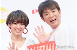 よゐこ濱口優、妻・南明奈の誕生日祝福で夫婦2ショット披露「幸せそうでなにより」「幸せそう」