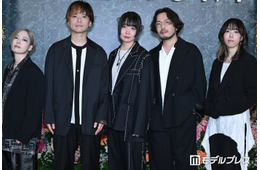 ロックバンド・ネクライトーキー、激しい動きで決めポーズ リクエストにも丁寧に対応【Mrs. GREEN APPLE presents「CEREMONY」】