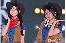 ≒JOY市原愛弓＆山田杏佳、カウガール風のミニ丈衣装着こなし「新鮮で可愛すぎ」「双子みたい」と反響続々 【関コレ2026A/W】