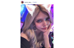 「ラヴ上等」出演話題・まりりん、暗髪で雰囲気ガラリ ドレス姿公開「華やか」「印象がすごく変わる」