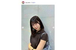 「今日好き」表すみれ、キャミワンピ姿で江ノ島満喫「水色が似合ってて爽やか」「透明感すごい」と反響